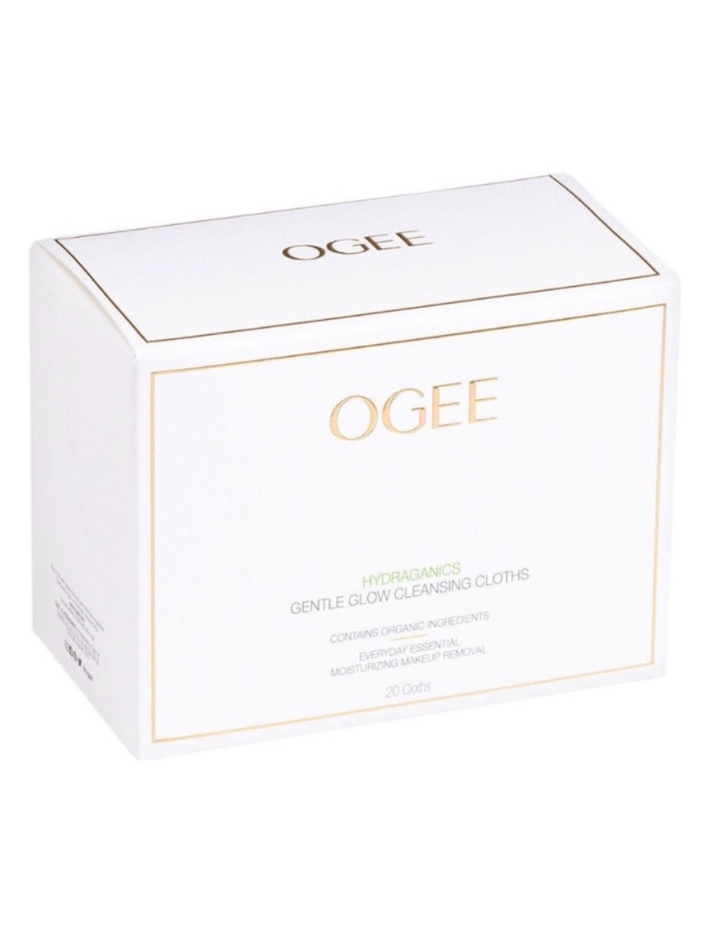 OGEE Gentle Glow Cleansing Cloths 20 Cloths NEW UNUSED BOXED